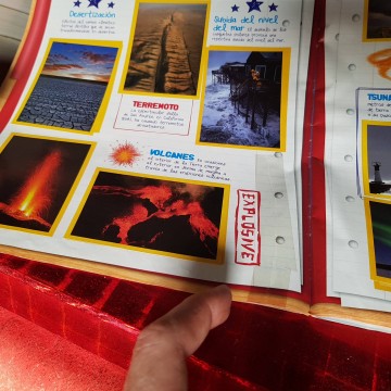 ÁLBUM CROMOS NATIONAL GEOGRAPHIC KIDS completo albumes cromos usados