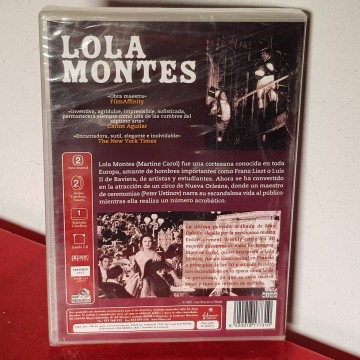 Lola Montes, DVD nuevo precintado max ophuls comprar nueva precintada