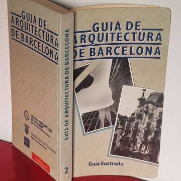 GUÍA DE ARQUITECTURA DE BARCELONA edificios bcn libro catalogo