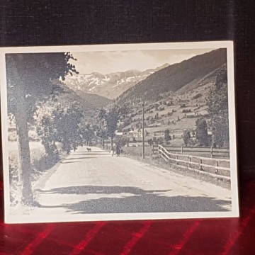 fotografia antiga vall d'aran carretera de viella a les fotografies