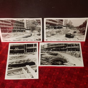 FOTOGRAFÍAS OBRAS DEL METRO LÍNEA 3, BARCELONA construcción fotografía
