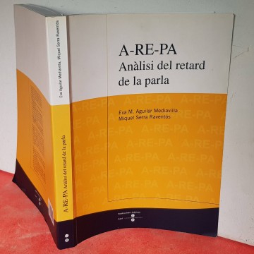 A-RE-PA, ANÀLISI DEL RETARD DE LA PARLA llibre pedagogia en catala