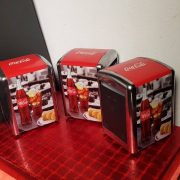 LOTE SERVILLETEROS COCA COLA cocacola servilletero