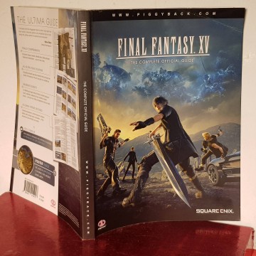 FINAL FANTASY XV THE COMPLETE OFFICIAL GUIDE in english book guía