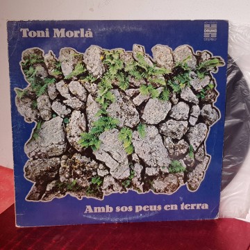 AMB SOS PEUS EN TERRA, TONI MORLÀ VINILO LP, rar vinil catala mallorca