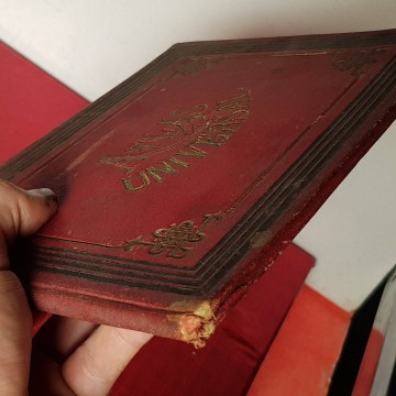 ATLAS UNIVERSAL, FAUSTINO PALUZÍE 1894 libro antiguo libros antiguos