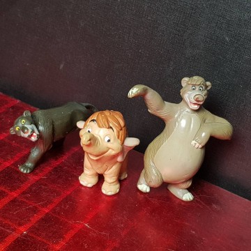 FIGURAS EL LIBRO DE LA SELVA, PVC.