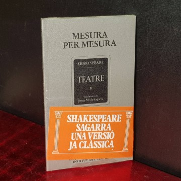 MESURA PER MESURA, WILLIAM SHAKESPEARE.