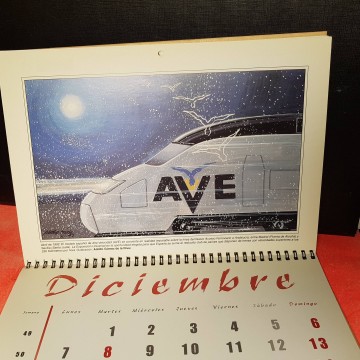 CALENDARIO 1998, 150 AÑOS DE FERROCARRIL EN ESPAÑA.