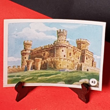 Cromo castillo de Manzanares el real, Madrid