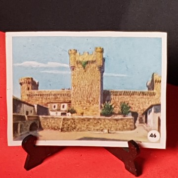 CROMO CASTILLO DE OROPESA, TOLEDO.
