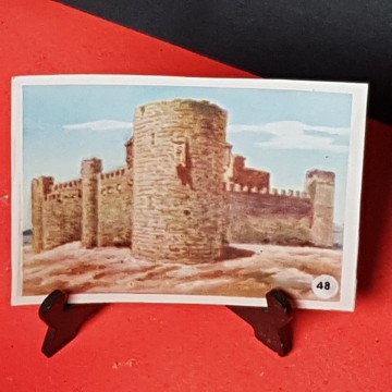 CROMO CASTILLO DE SAN SERVANDO, TOLEDO.