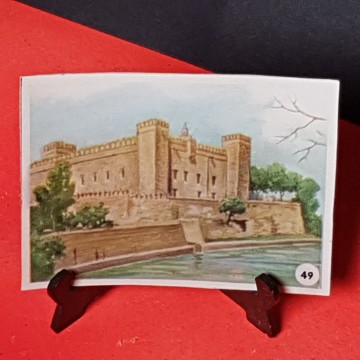 CROMO CASTILLO DE MALPICA, TOLEDO.