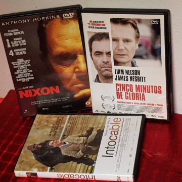 LOTE 3 PELÍCULAS DVD.