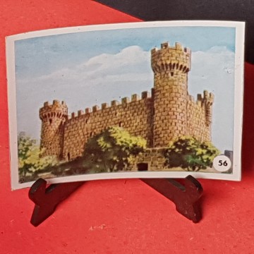 Cromo castillo de Olmillos de sasamón, Burgos