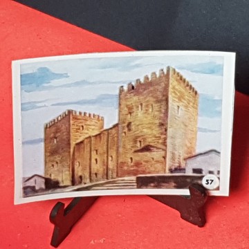 Cromo castillo de Medina de pomar, Burgos
