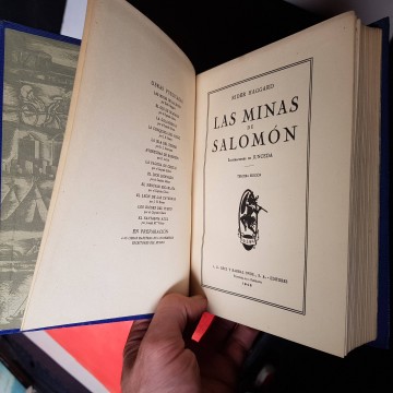 LAS MINAS DE SALOMÓN, HENRY RIDER HAGGARD.