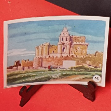 Cromo castillo de Turegano, Segovia