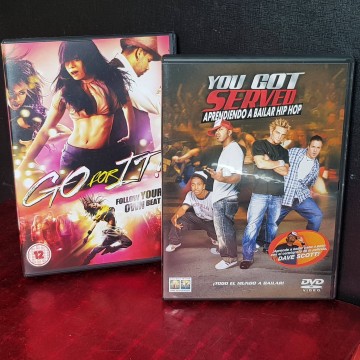 YOU GOT SERVED COLD Y GO FOR IT, DVD.
