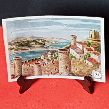Cromo Castillo de Tossa de Mar, la selva, Girona