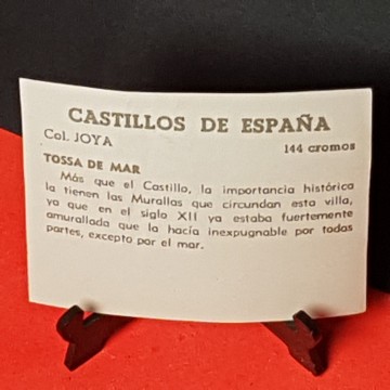 Cromo Castillo de Tossa de Mar, la selva, Girona