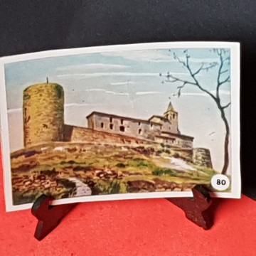 Cromo Castillo de castellvell, lérida.