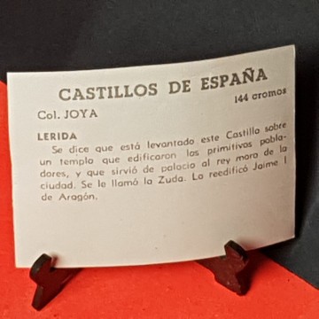 Cromo Castillo de Lérida