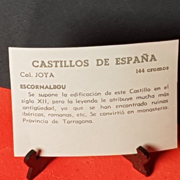 Cromo Castillo de Escornalbou, Tarragona