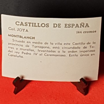 CASTILLO DE MONTBLANCH, TARRAGONA.