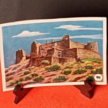 CROMO CASTILLO DE PORTEZUELO, CÁCERES.