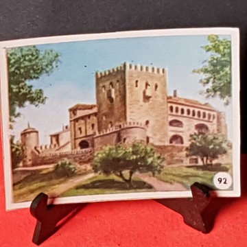 CROMO CASTILLO DE PIEDRABUENA, BADAJOZ.