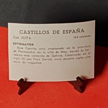 Cromo castillo de Sotomayor, Pontevedra