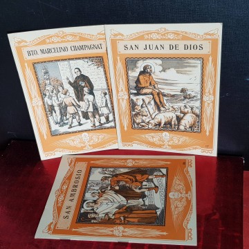 LOTE 3 FASCÍCULOS EL SANTO DE CADA DÍA.