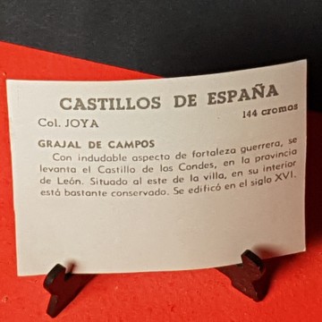 Cromo Castillo Grajal de Campos, León
