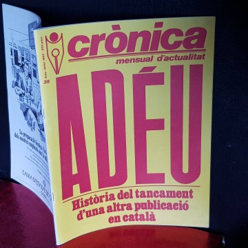 CRÒNICA MENSUAL D'ACTUALITAT, 35, ADÉU.