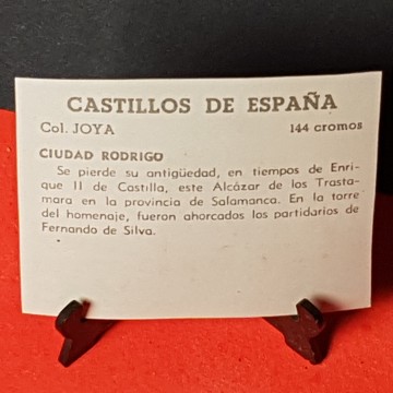 Cromo Castillo Ciudad Rodrigo