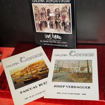 LOTE 3 PROGRAMES EXPOSICIONS GALERIA COMES.