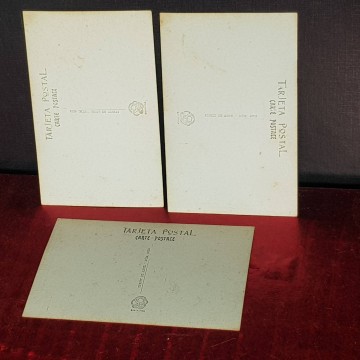 JUEGO DE 3 POSTALES DE APELES MESTRES.