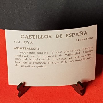Z cromo castillo de Montealegre, Valladolid