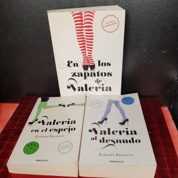 LOTE 3 NOVELAS DE VALERIA, ELISABET BENAVENT.