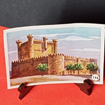 Cromo castillo de fuensaldaña, Valladolid