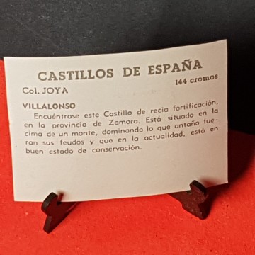 Cromo castillo de villalonso, Zamora