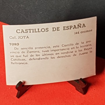 Cromo castillo de Toro, Zamora