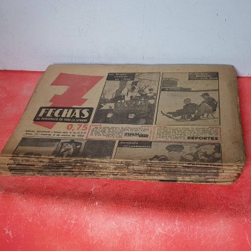 LOTE 23 PERIÓDICOS 7 FECHAS.