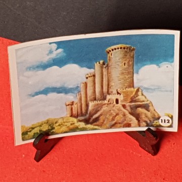 Cromo castillo de Peñafiel, Valladolid