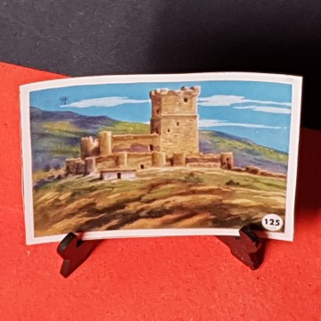 Cromo castillo de villena, Alicante