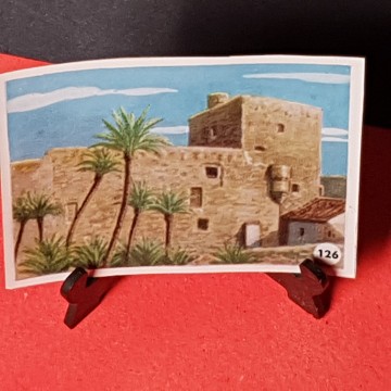 Cromo castillo de elche, Alicante