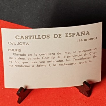 Cromo castillo de Pulpis, Castellón