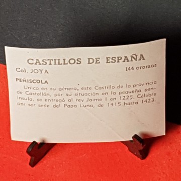 Cromo castillo de peñíscola, Castellón