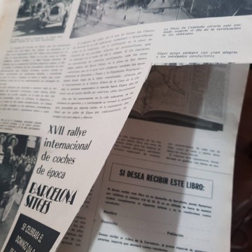 Lote 6 revistas de automovilismo RACC, años 70..